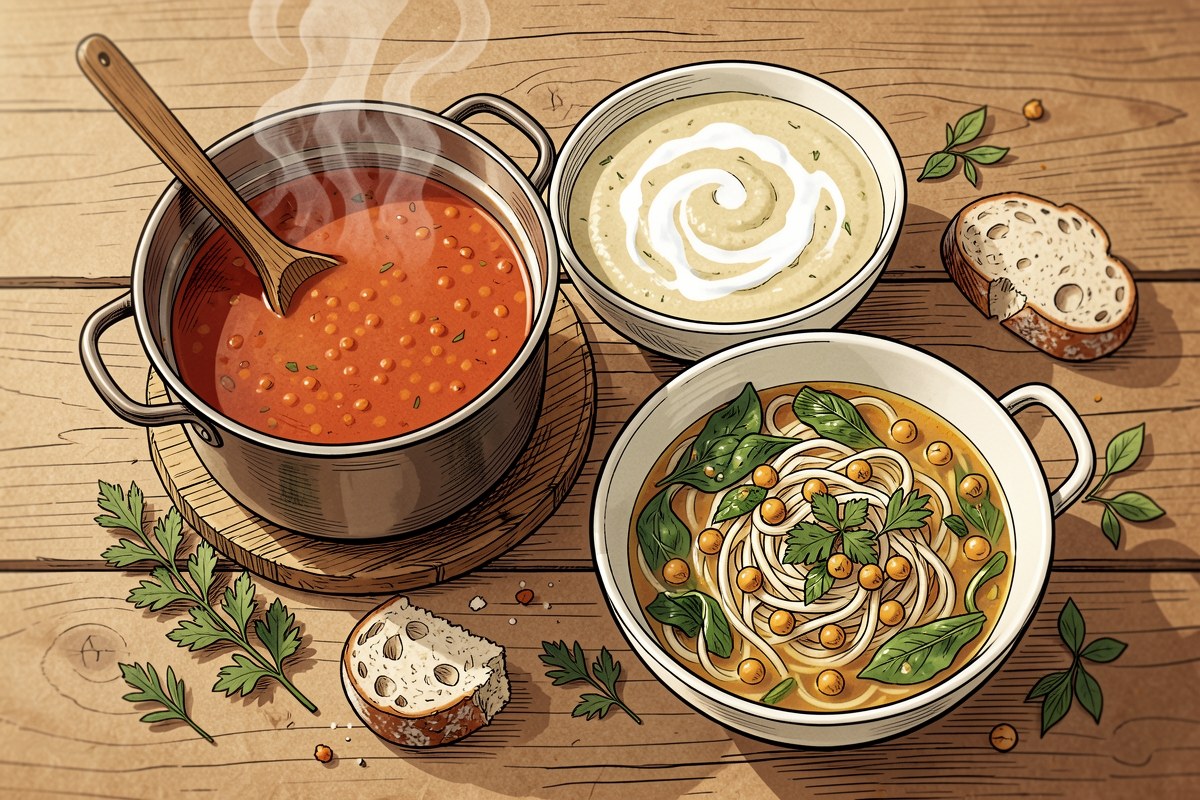 Vegetarian Soup Recipes That Work as a Full Dinner
